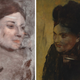 Left: The newly uncovered portrait. Right: Degas’ 1876 Portrait of a Woman, as displayed in the National Gallery of Victoria